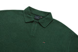 ミニマルロゴニットポロ / MINIMAL LOGO KNIT POLO_GREEN