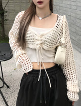 Amber net bolero