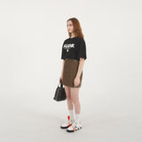 SMILE FLOWER T-SHRIT_black (6546833014902)