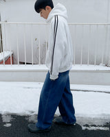 ベルトループディティールフラップデニムジーンズ / belt loop detail flap denim jeans