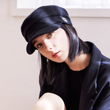 VA Square Stud Wool Madoros Cap / Black