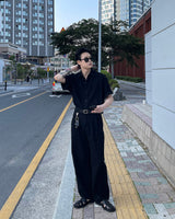 LE ブランクデニム半袖シャツ / LE Blanc Denim Short-Sleeved Shirt (Set - Up / 1 color)