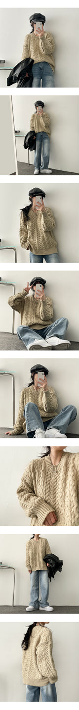Lone washing side banding denim wide pants