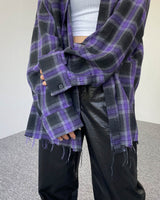 カットオーバーチェックシャツ / Cutting over-checkered shirt (6628253991030)