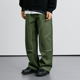 ヒロイダブルニーワイドパンツ / HIROI DOUBLE KNEE WIDE PANTS KHAKI