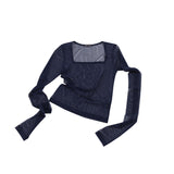 スクエアメッシュトップ / SQUARE MESH TOP(2WAY) #NAVY