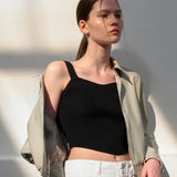 (T-6759)NOUVELLE SLIM SLEEVELESS KNIT