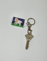 777 pony keyring