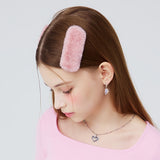 [SET] HIGHTEEN FUR HAIRPIN _ PINK