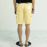 バンブーカーゴハーフパンツ / BAMBOO CARGO HALF PANTS-LEMON
