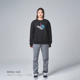 3Dロゴクルーネック / 3D Logo Crewneck Black (4562974015606)