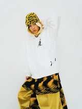 ビッグロゴカラーバーシティジャケット/BSR2223FWJK025 BIG LOGO COLLAR VARSITY JACKET CREAM