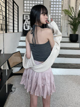 freesia shirred skirt