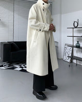 ハイネックロングコート/SI High-Neck Long Coat (2 colors)