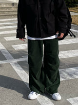 アデルコーデュロイダブルピンタックパンツ / ADEL CORDUROY DOUBLE PINTUCK PANTS