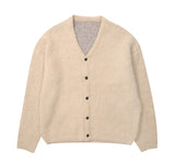 Vネックモヘアウールカーディガン/V-neck mohair wool cardigan_2color