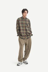 レトロカントリーサイドチェックシャツ/Retro Countryside Check Shirt S108 Orange