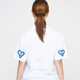 エルボースプレーハートスマイルハートスリーブT / Elbow Spray Heart Smile Short Sleeve Tee