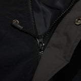 ワイドフーディージャケット/BSR2223FWJK047 WIDE HOODED JACKET BLACK