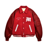 [UNISEX] リバーシブルロゴアップリケコットンコーデュロイボンバージャケット