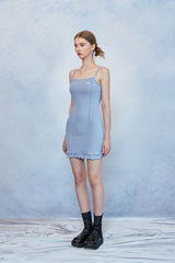 HIDE Lettuce Edge Line Dress (Sky Blue) (6570971168886)