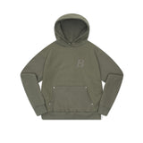 dtgプリントフーディー / dtg printed hoodie [khaki]