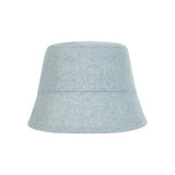 Stud Drop Over Fit Wool Bucket Hat Sky