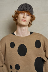 HOLE ROUND KNIT