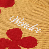 フラワーパターンジャガードニット / Flower pattern Jacquard Knit (4582471368822)