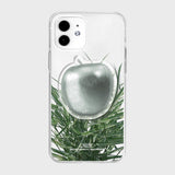 SILVER APPLE SET-CLEAR(JELLY) (6669192691830)