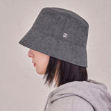 VA Square Drop Overfit Bucket Hat / Charcoal