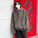 フィンガープリントフーディー/Fingerprint printing hood