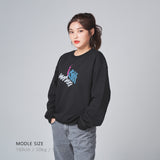 3Dロゴクルーネック / 3D Logo Crewneck Black (4562974015606)