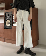 ローメンカッティングワイドパンツ (3 color)