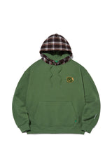 T.D BEAR Wappen Hoodie_Olive (6684845113462)