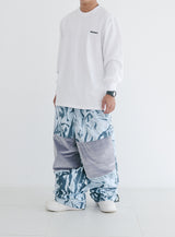 スーパーワイドパンツ / BSR2223FWPT012 DSXBR WSS SUPER WIDE PANTS MARBLE GRAY