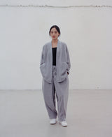 WARM-FLEECE HERITAGE CARDIGAN (Gray) / ウォームフリースヘリテージカーディガン