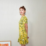 [Wrap Dress] Dahila - Lemon Tree (6626234761334)