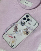 VERI ハートミークリスタルフォンストラップ/VERI Heart Me Crystal Phone Strap