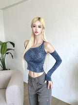 ハイパーツイストトップセット/493. Hyper twist top set (bk, wh, blue, cocoa)