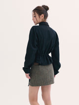 レオナシャーリングシャツ