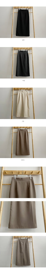 ビランバックオープンロングスカート / Viran back open long skirt