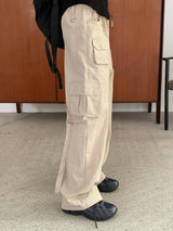Gento mini pocket string nylon cargo pants