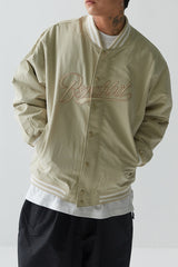ロゴバーシティジャケット/BSR2223FWJK021 LOGO VARSITY JACKET CREAM BEIGE