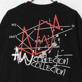 落書きプリントロングスリーブTシャツ / HAND DRAWING L/S (4592245538934)