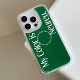 マイカラーケース / My Color Case (Green Jelly Hard)