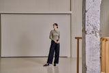 ドレープジャージートップス/DRAPE JERSEY TOP_KHAKI