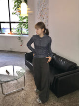 Nicole zipper banding pants