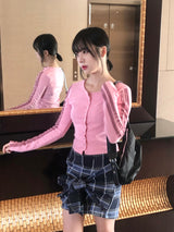Tracking cardigan