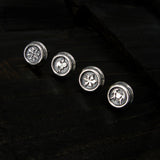 ボウトンL-S1シルバースタッズイヤリング / BoutonL-S1 silver stud earring (4593088299126)